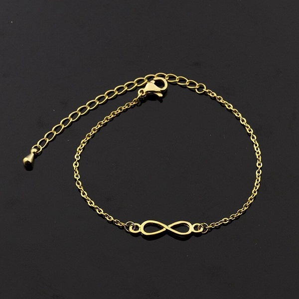 Infinity Bracelet - Stylish Gold Bracelet Designs