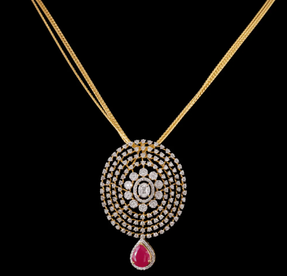 Nandhika Interchangeable Diamond Necklace