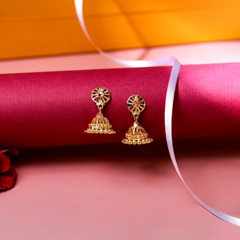 Simple Jumka Earrings