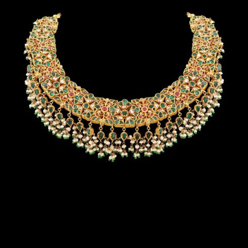 Arardhana Gold Necklace Design