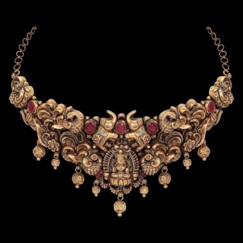 Choker with Lakshmi Motifs