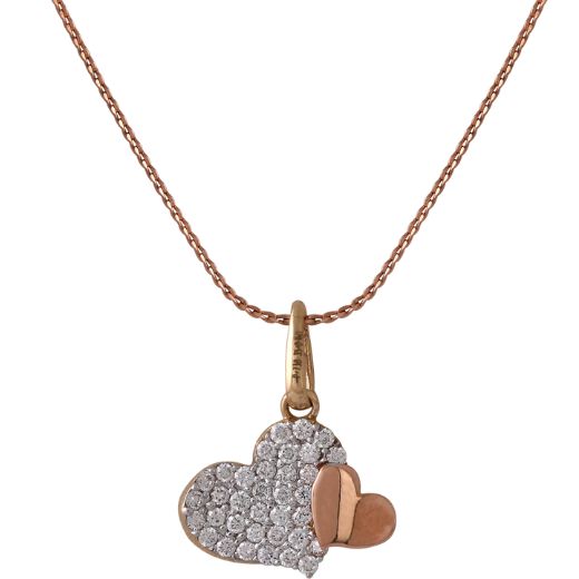 Heart-Shaped Diamond Chain with Pendent