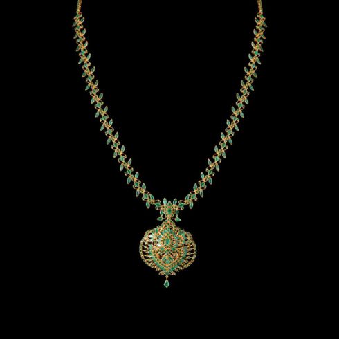 Kalnisha Emerald Necklace Design