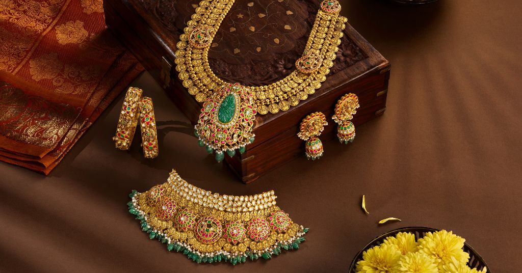 Kundan Kasu Mala Set