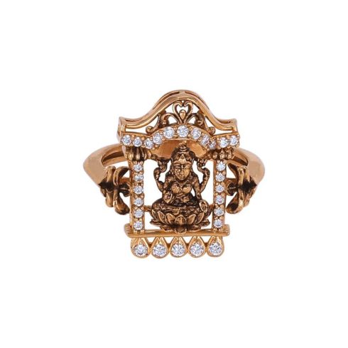 Lakshmi Motif Ring