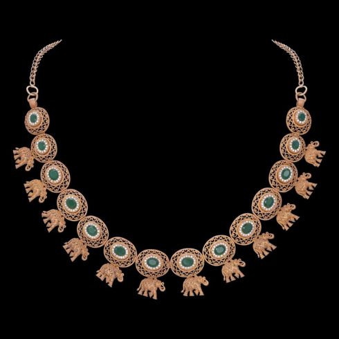 Elephant Motif Necklace