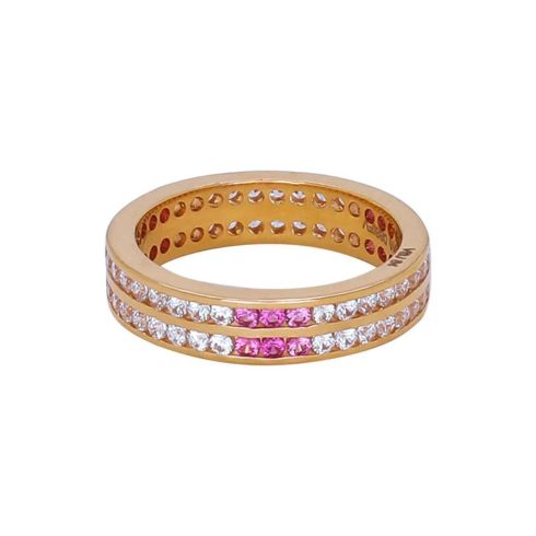 Infinite Diamond Gold Ring