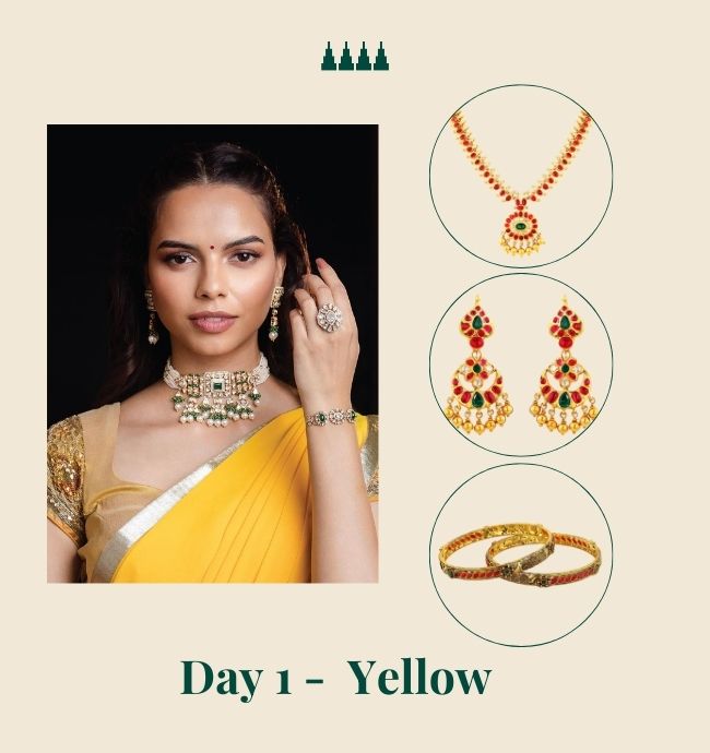 Navaratri Day 1 Color - Yellow