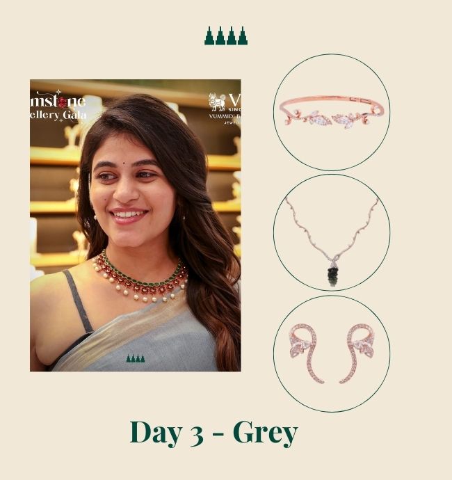 Navaratri Day 3 Color - Grey