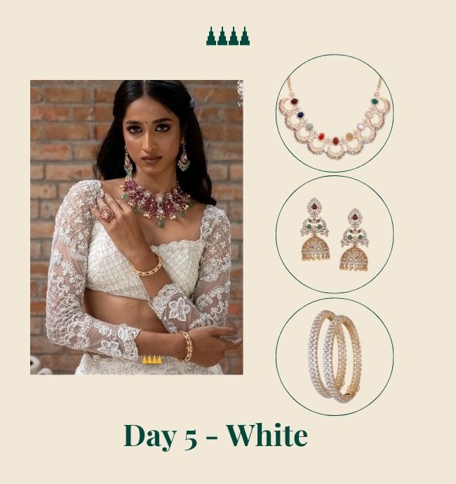 Navaratri Day 5 Color - White