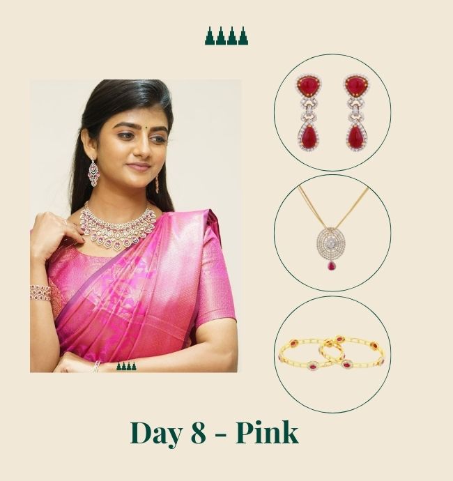 Navaratri Day 8 Color - Pink