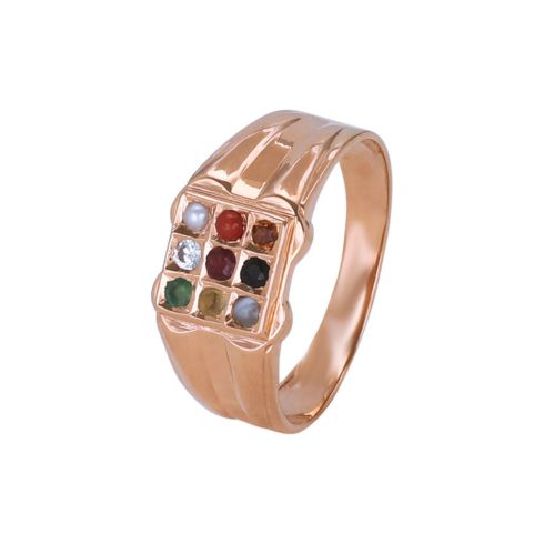 50K Navaratna Ring For Men