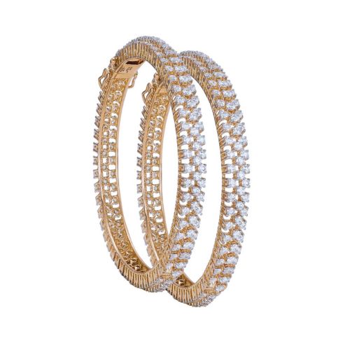 Diamond Bangle For Karwa Chauth