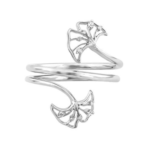 Floral Branch Diamond Rings