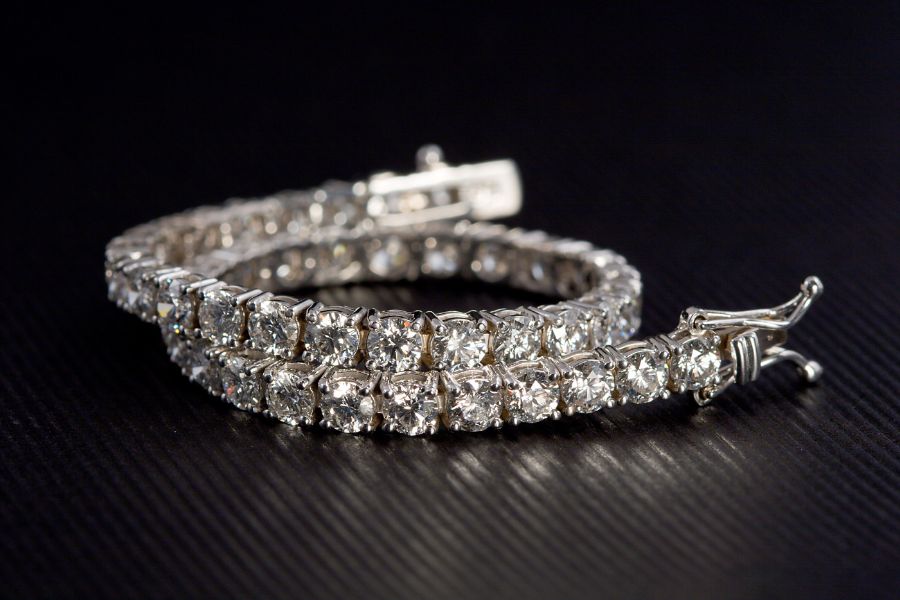 Diamond Tennis Bracelet with Luxury Watches