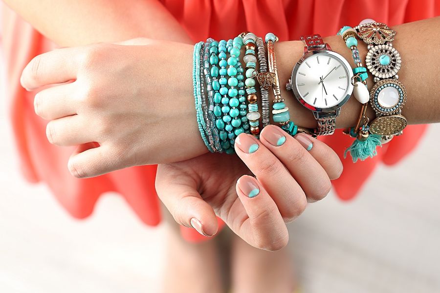 Stackable Bracelets with Petite Watches